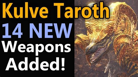 all kulve taroth weapons|ALL Kulve Taroth Weapons Showcase/OP Armor Review .